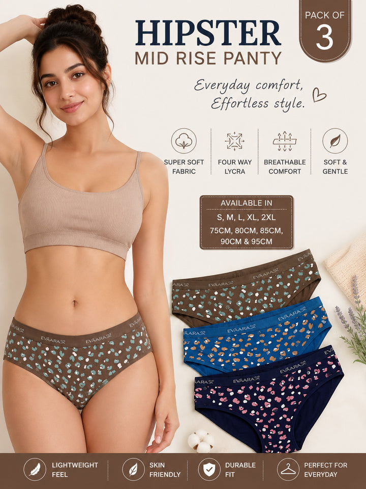 3 Pcs extra soft brief panty