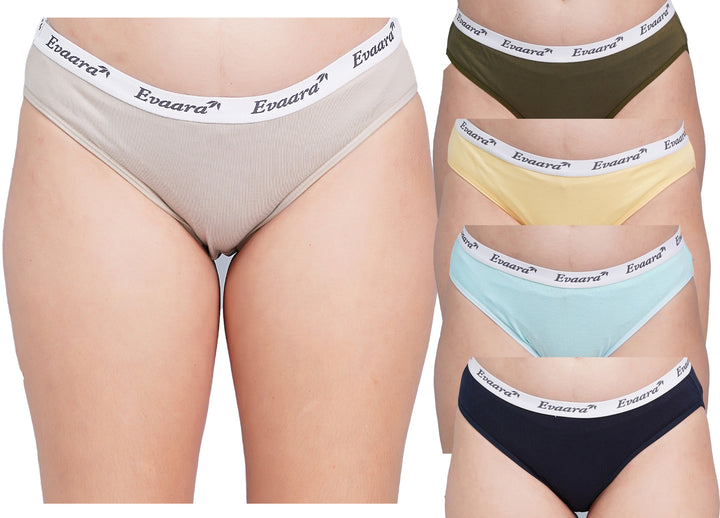 5 Pcs 100% Pure cotton brief panty