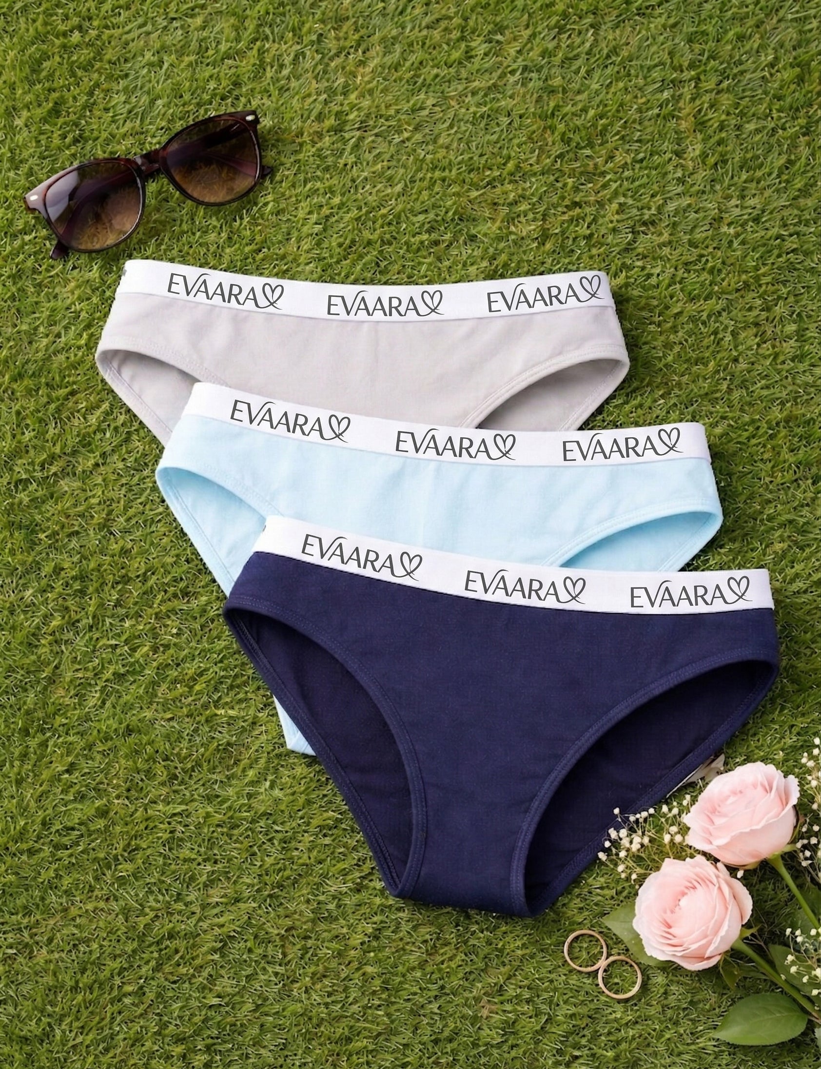 Women’s Soft Cotton Hipster Panty Combo (Pack of 3)