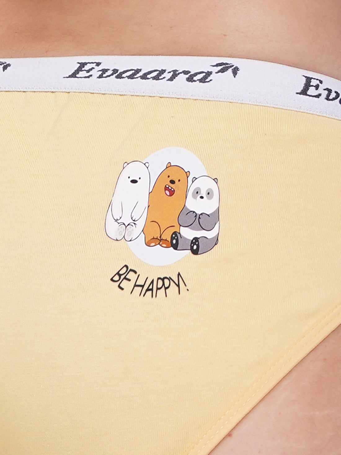 5 Pcs 100% Pure cotton washable sticker brief, hipster mid rise