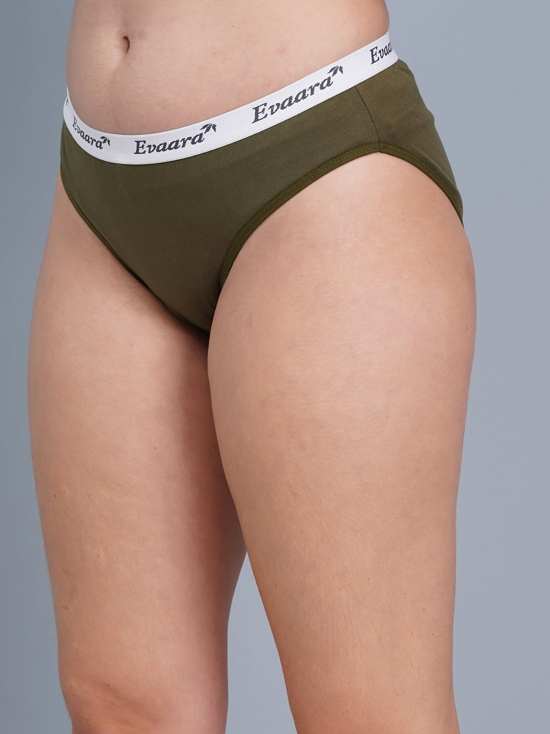 6 Pcs 100% Pure cotton washable sticker brief, hipster mid rise