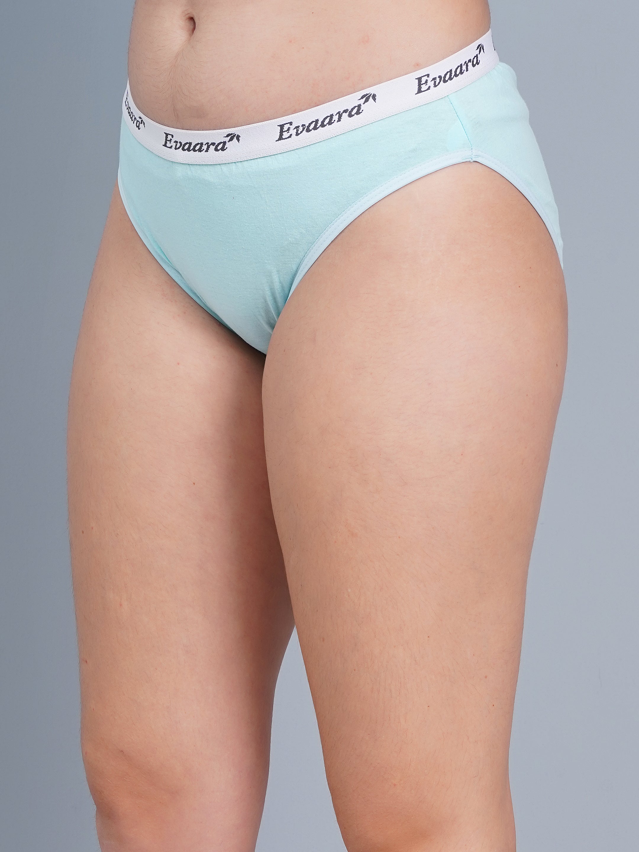 5 Pcs 100% Pure cotton brief, hipster mid rise