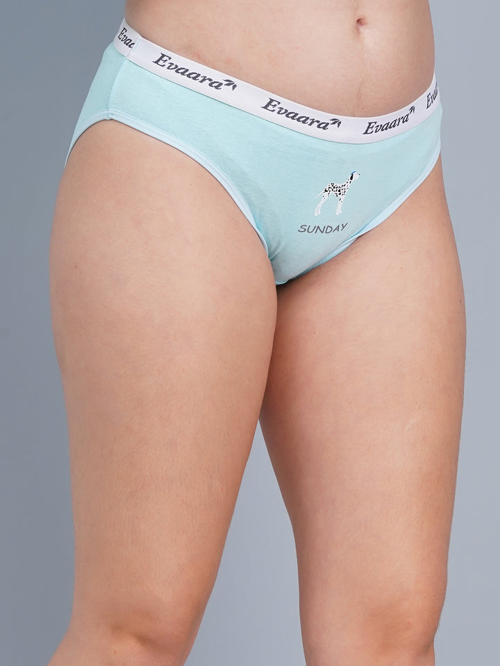 Comfort Fit Cotton Bikini Panty – Soft Stretch Everyday Brief Sunday