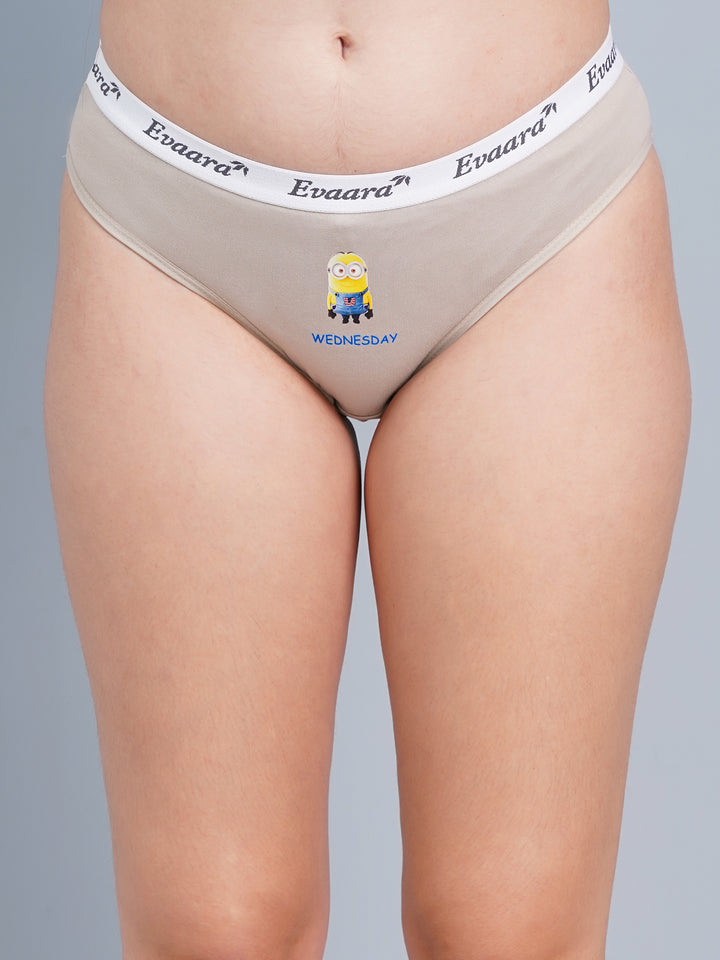 Comfort Fit Cotton Bikini Panty – Soft Stretch Everyday Brief Wednesday