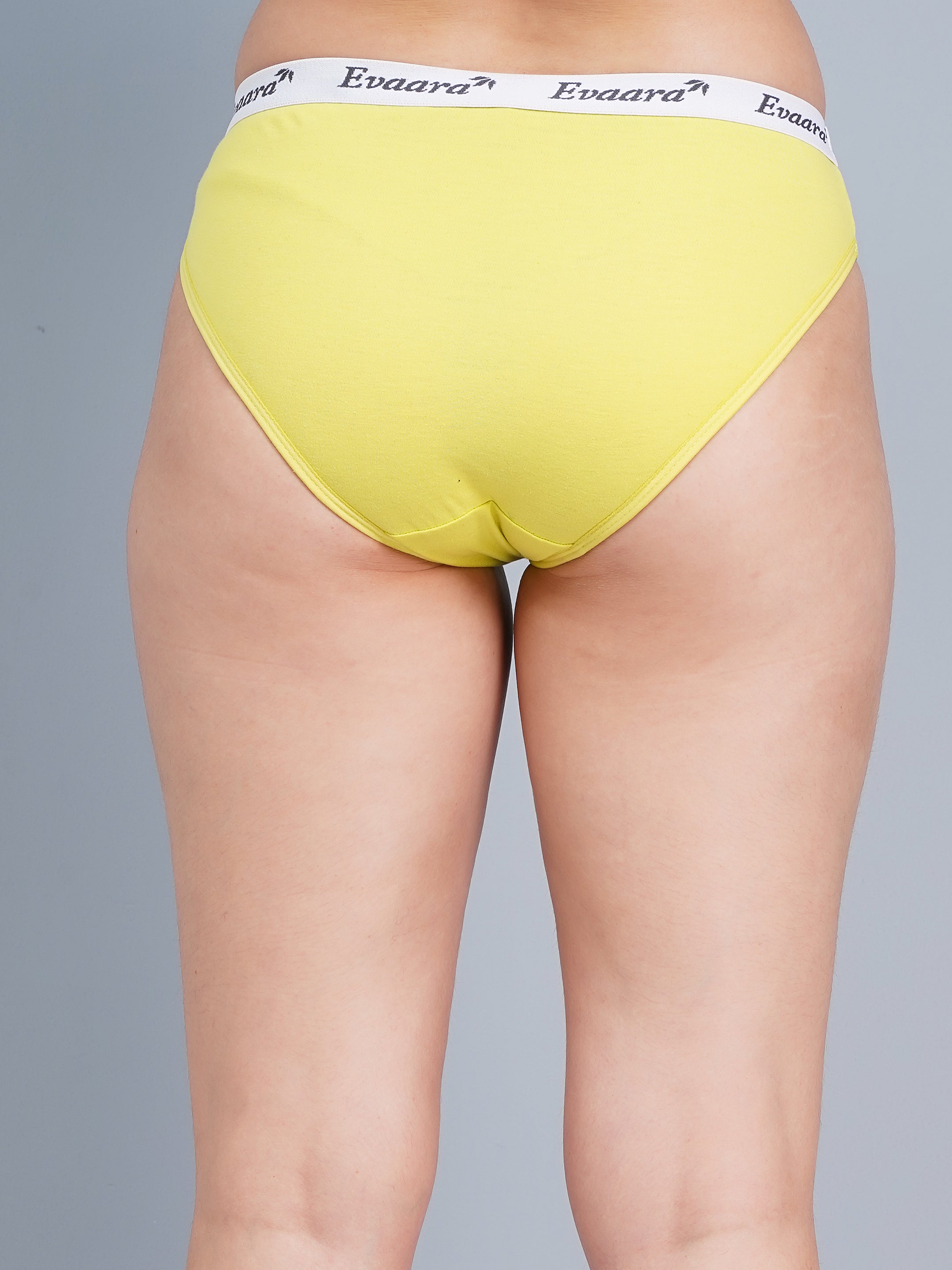 Women’s Cotton Bikini Brief – Soft Stretch Mid-Rise Comfort Beige Saturday