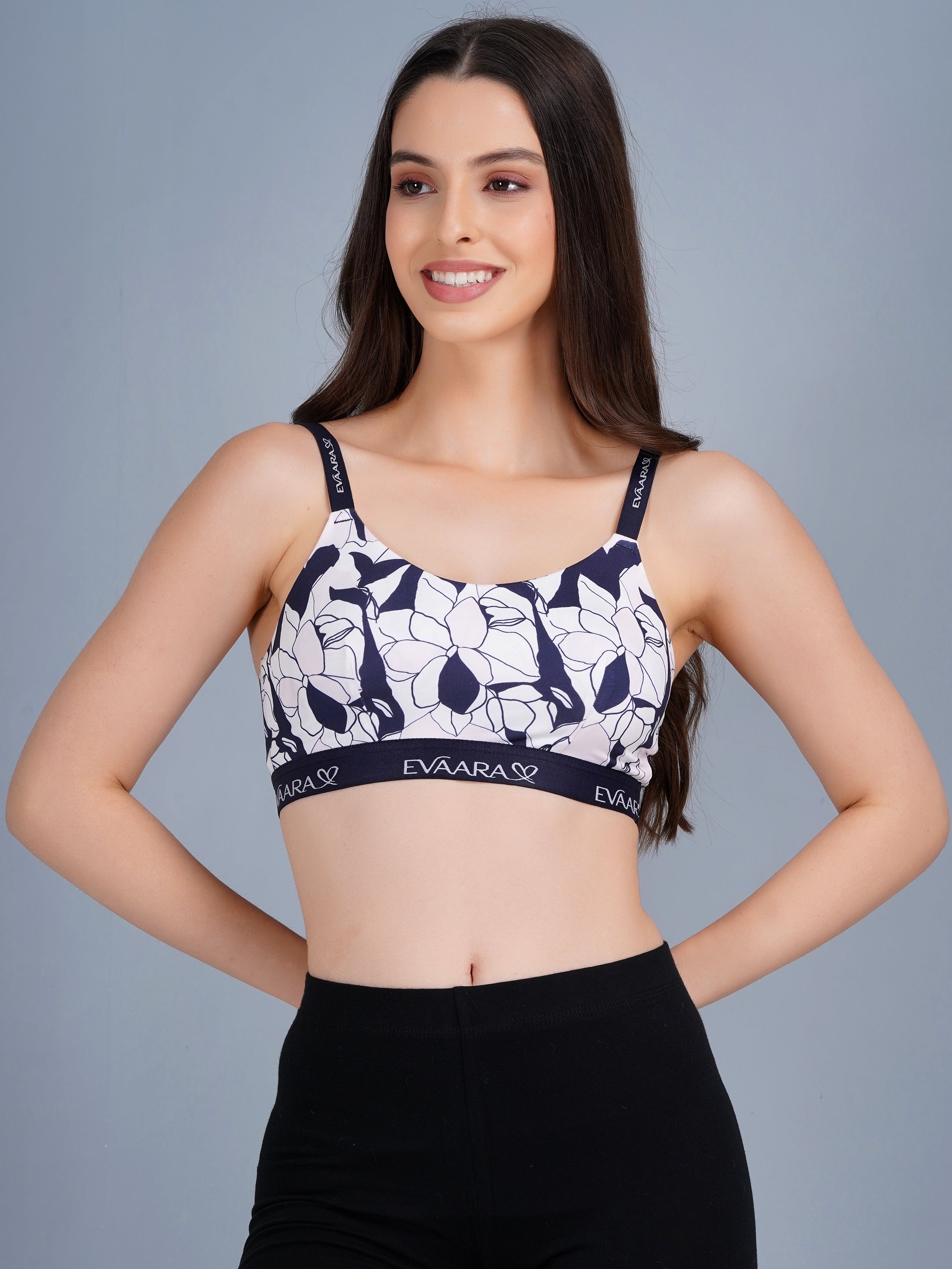 Geomatrical Digital Printed Sports Bra for Women