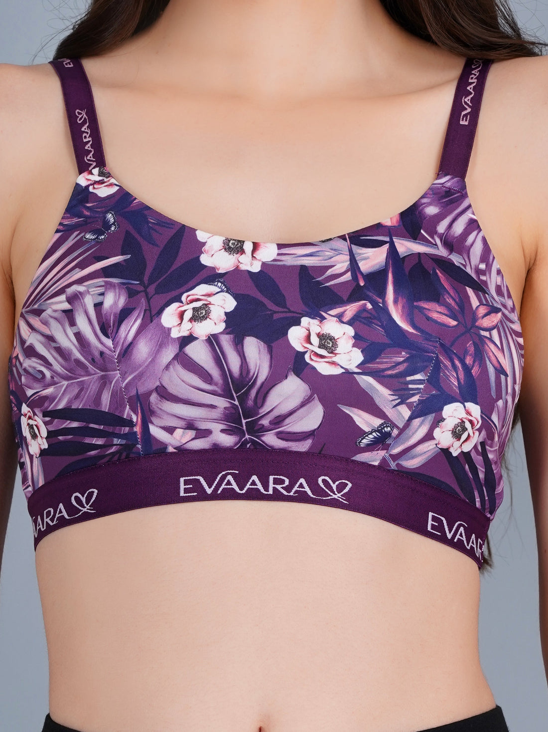 Geomatrical Digital Printed Sports Bra for Women