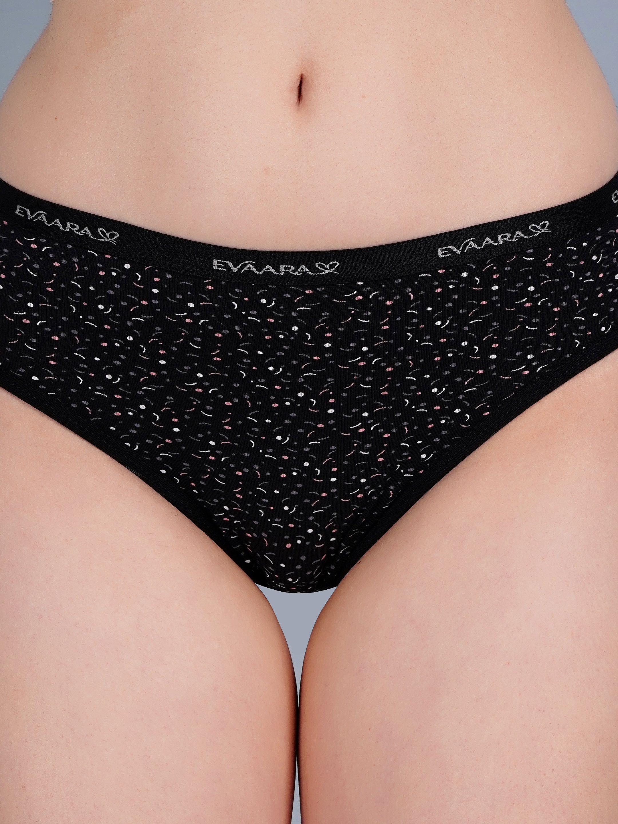 3 Pcs 92% Cotton & 8% Spendex extra soft Printed brief
