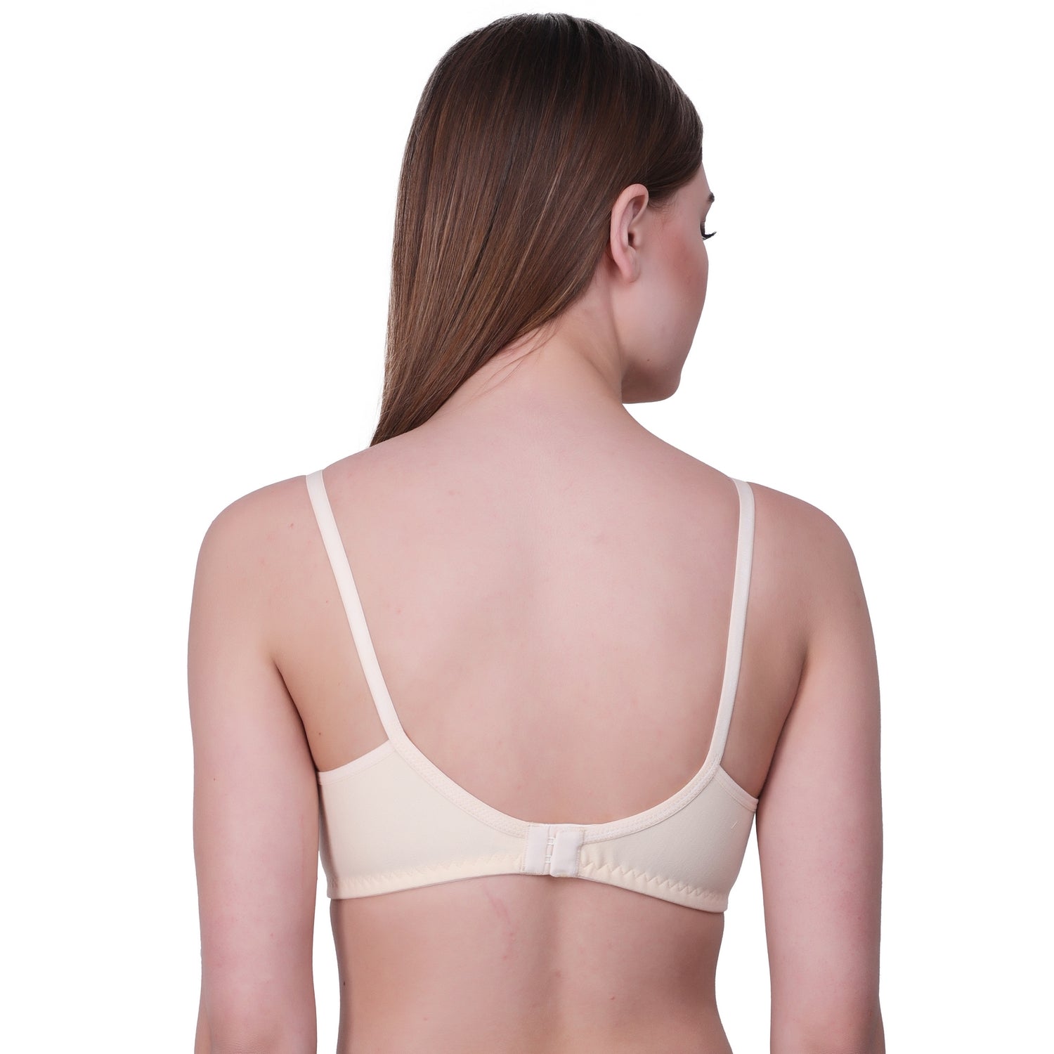 Seamless Everyday Comfort Bra – Nude Non-Padded Wire-Free Bra