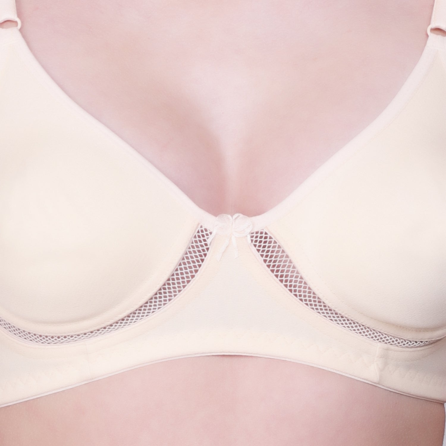 Seamless Everyday Comfort Bra – Nude Non-Padded Wire-Free Bra