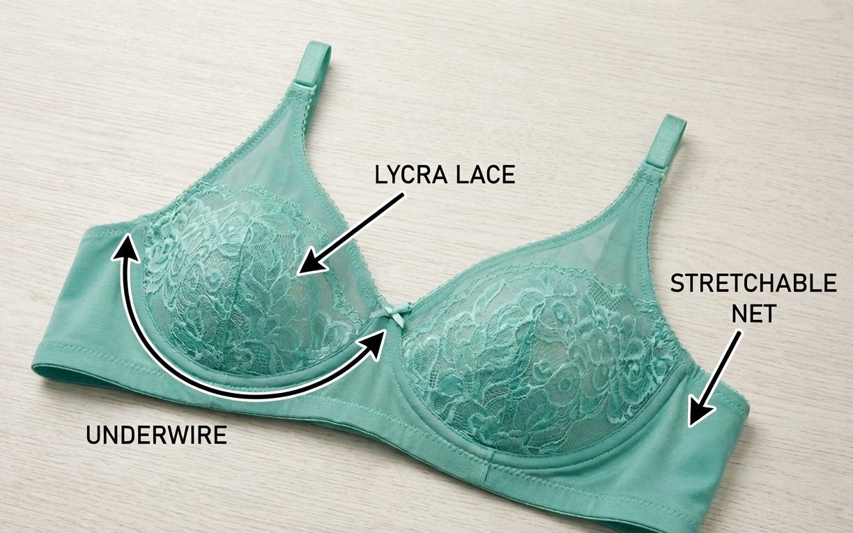Women Wired Bra Nude, T-Shirt Bra